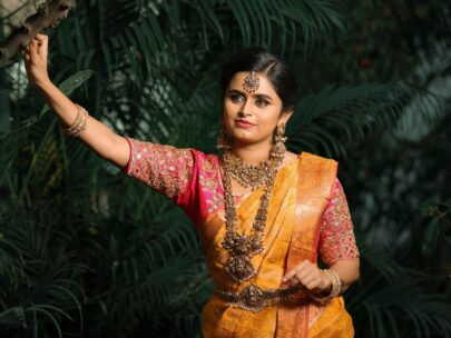 15 Latest Reception Bridal Saree Trends